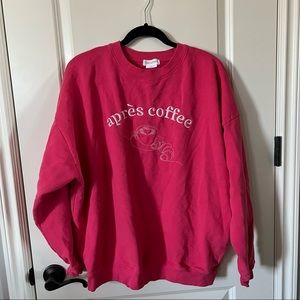 Apres Coffee Lovers and Friends Sweatshirt